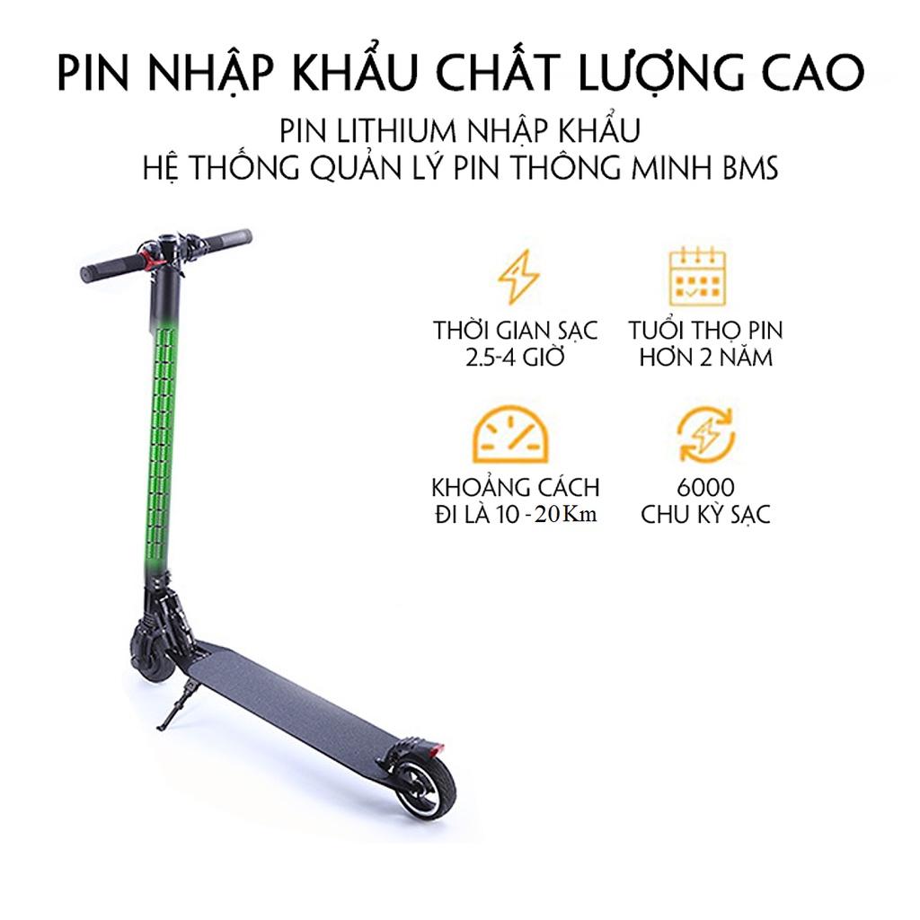 Xe Scooter điện người lớn - Xe Scooter xếp gọn cao cấp Phiên Bản Giới Hạn - Có Video Kèm Ảnh Thật