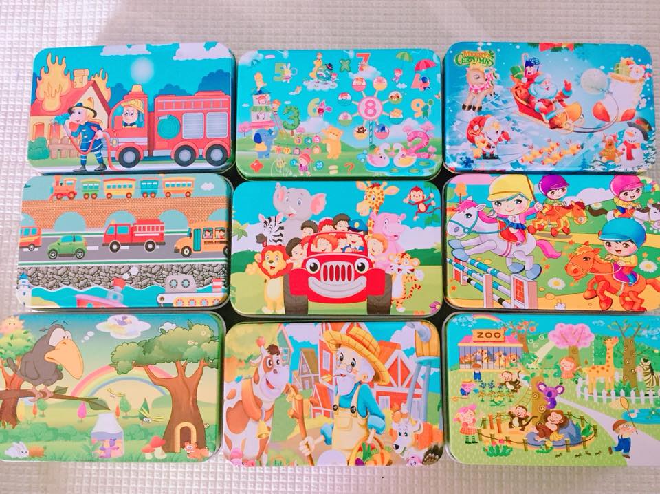 Ghép hình puzzle 60 miếng - Phát triển tư duy - Mẫu bé gái