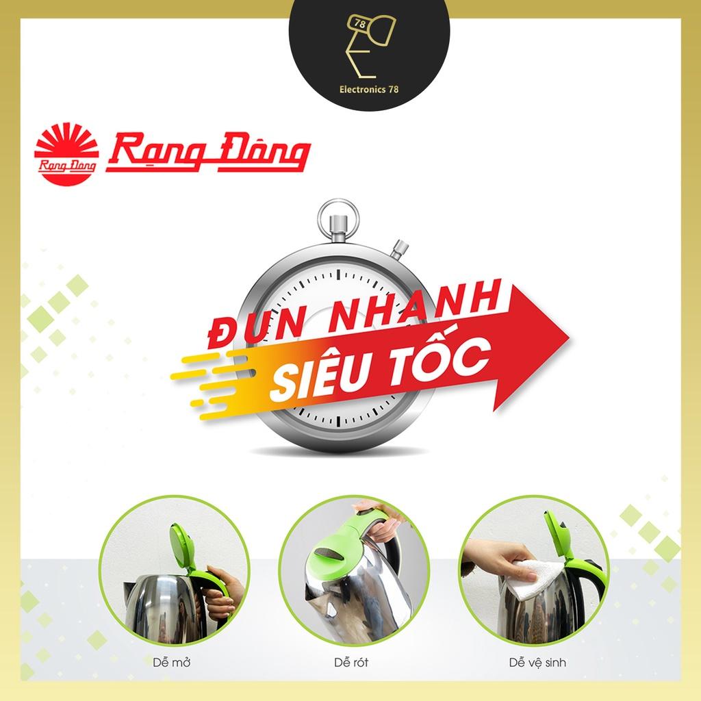 Ấm đun siêu tốc, bình nấu nước siêu tốc 1.8L Rạng đông