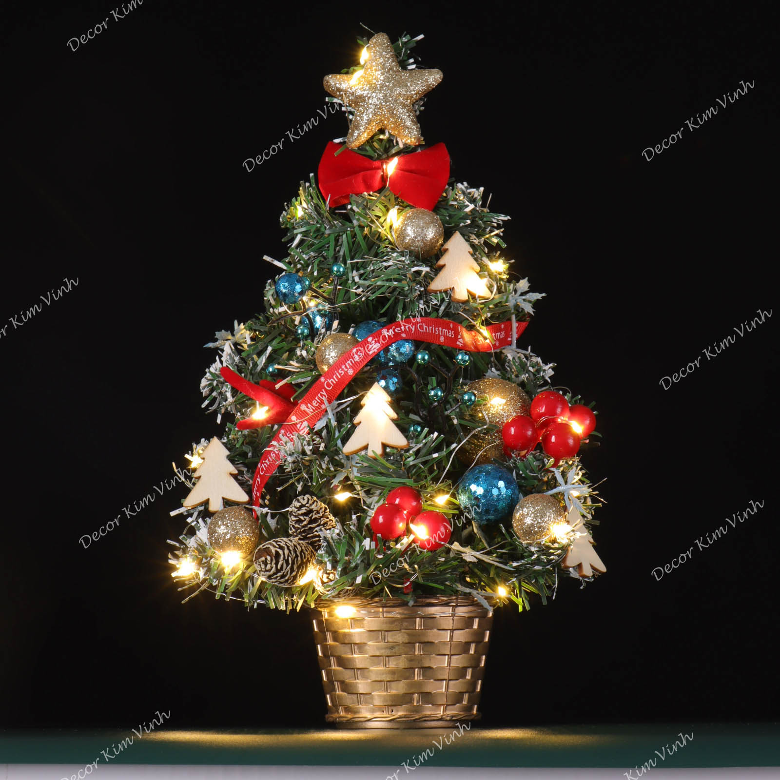 Cây Thông Nhí 3TN07 Cây Thông 30cm Trang Trí Giáng Sinh Cây Thông Noel