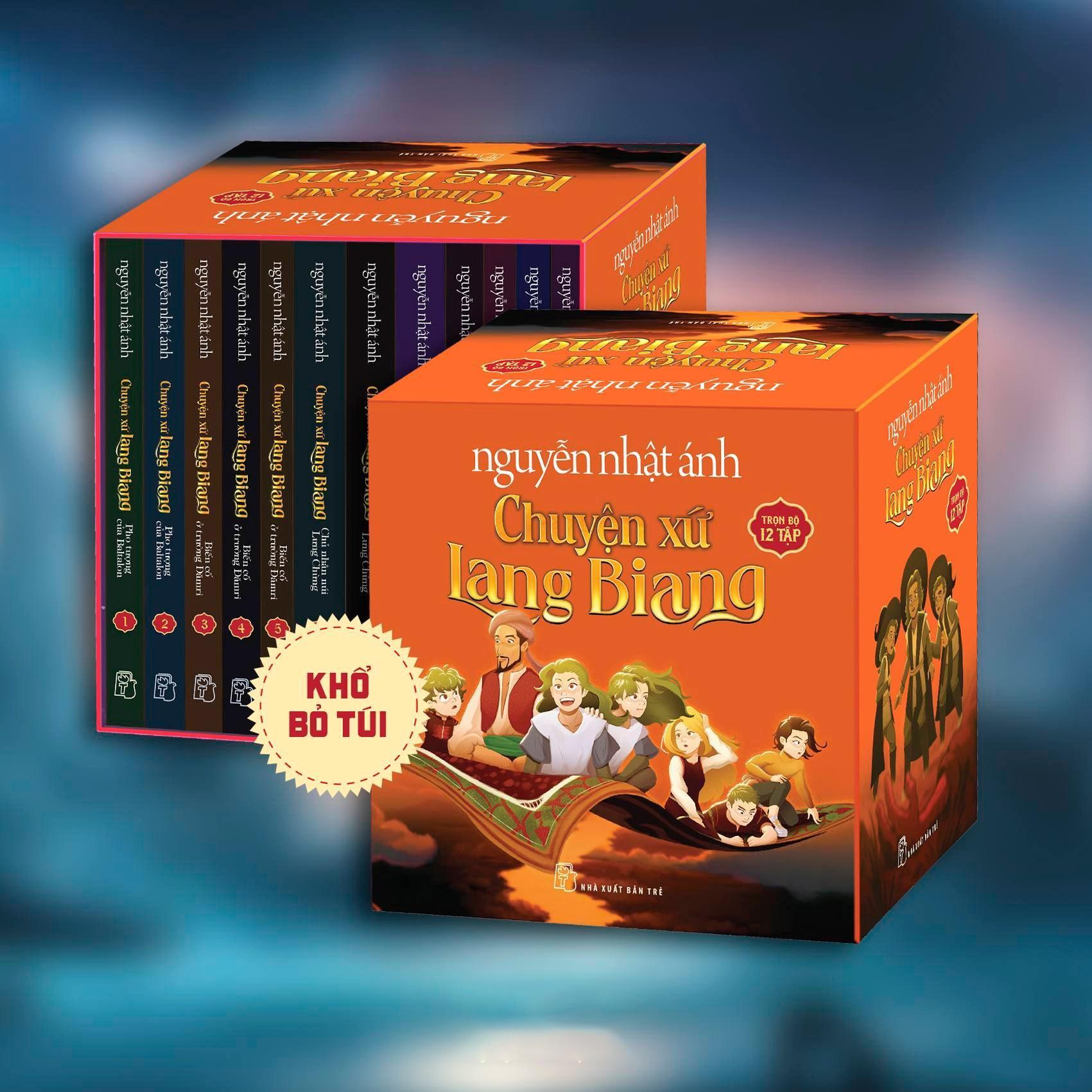Sách - Boxset Chuyện Xứ Lang Biang - Khổ Bỏ Túi (Hộp 12 Cuốn) - Nguyễn Nhật Ánh - NXB Trẻ