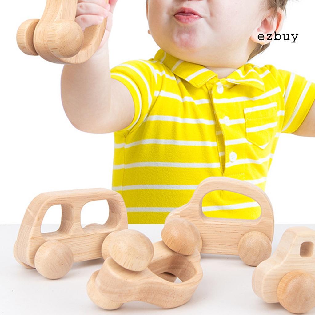 Mô Hình Xe Đồ Chơi Hoạt Hình Bằng Gỗ Cho Bé