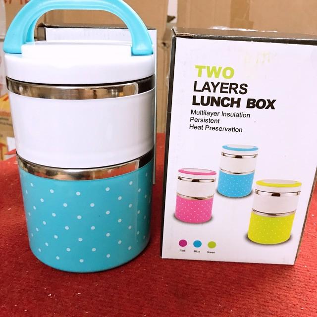 Cặp lồng chấm bi 2 tầng- 3 tầng