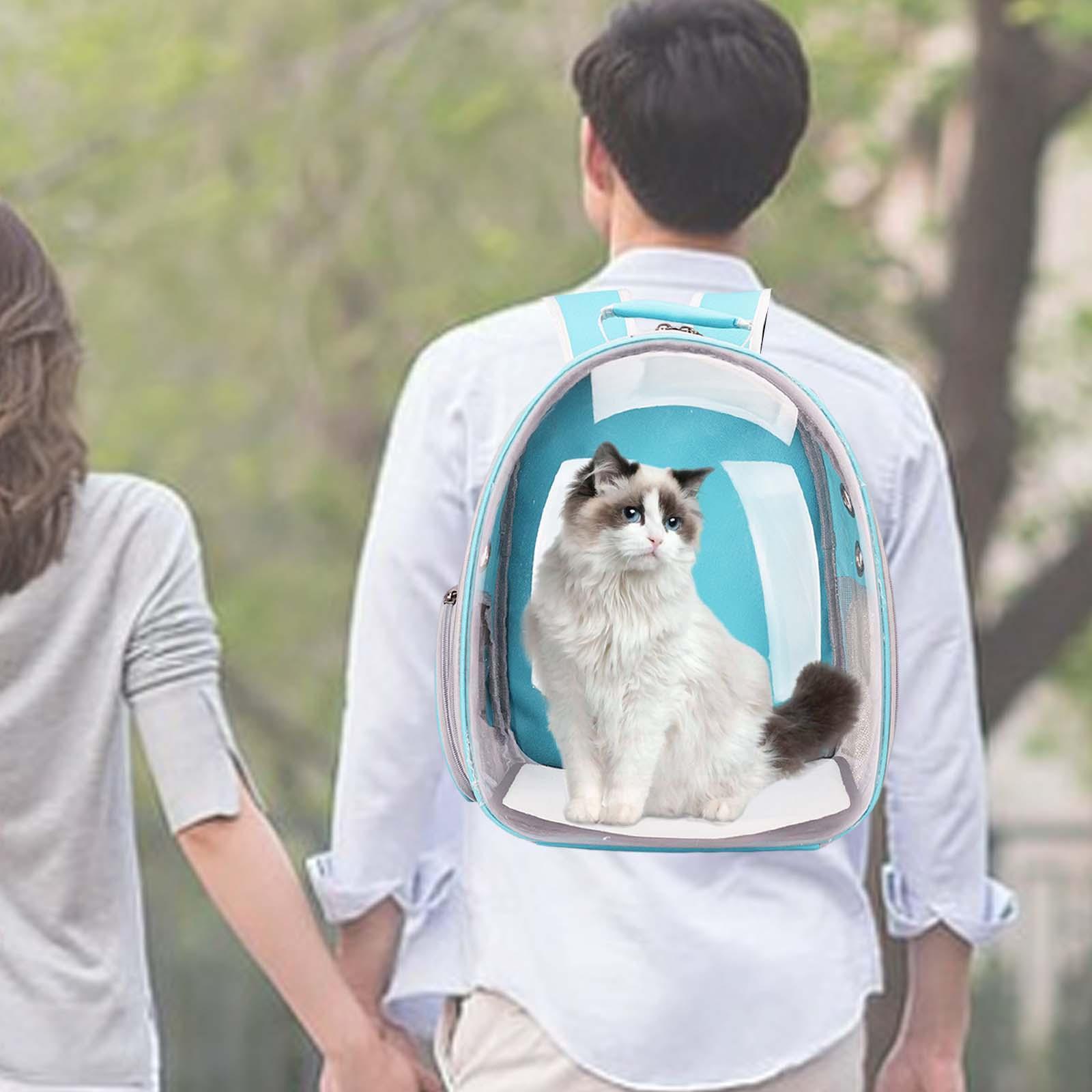 Pet Cat Carrier Backpack Small Dog Hiking Backpack for Hiking Outdoor Travel