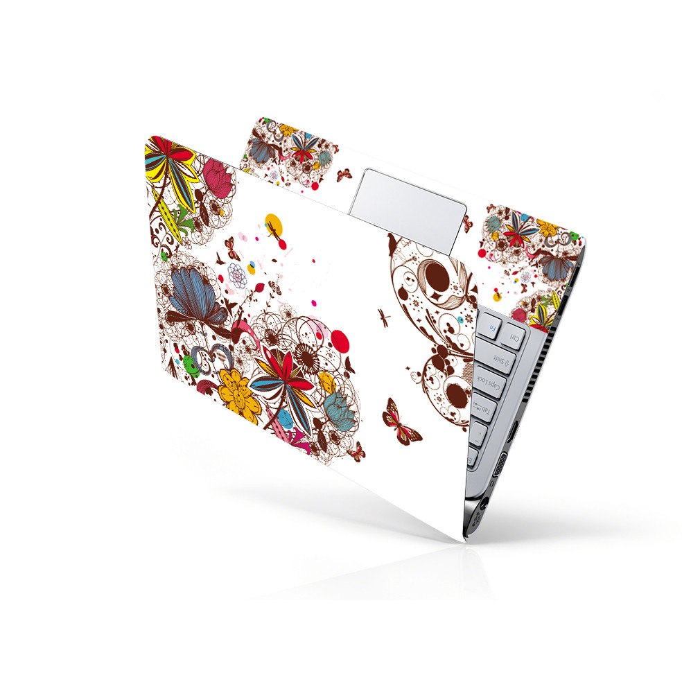 Mẫu Dán Decal Hoa Văn Cho Laptop LTHV 120 cỡ 13 inch