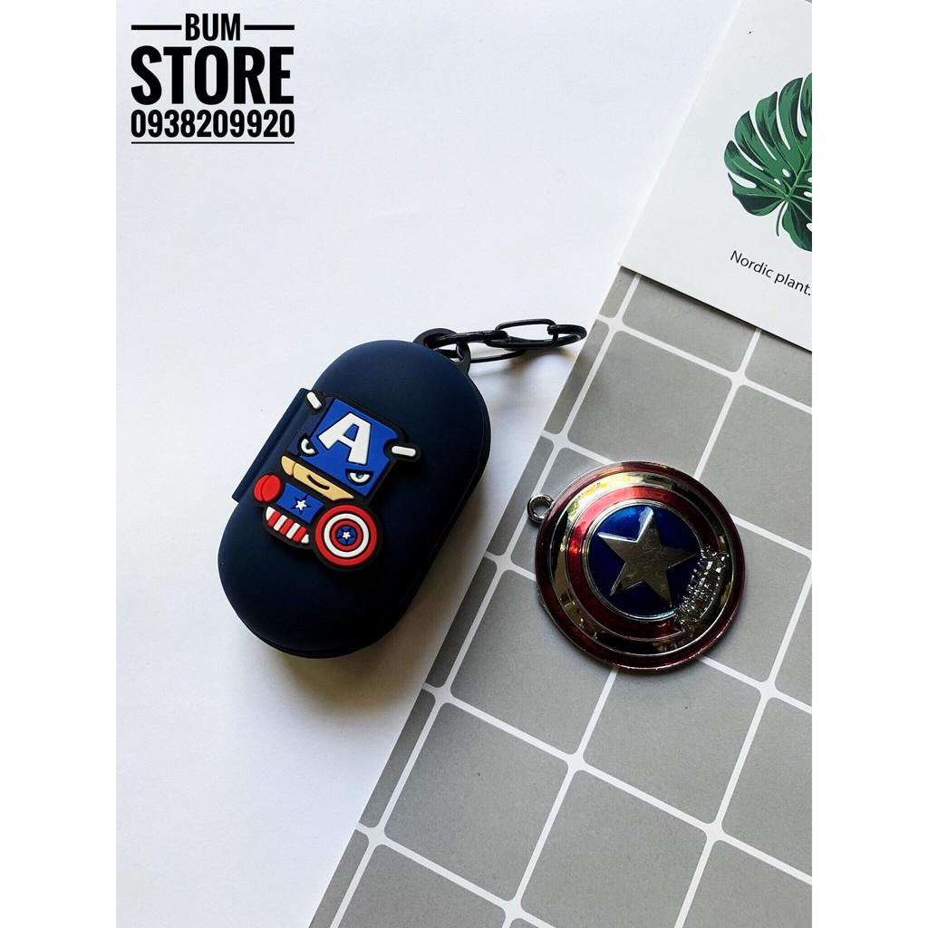 Ốp Silicone Captain America Tai Nghe Cho Dòng Samsung Galaxy Buds / Buds+
