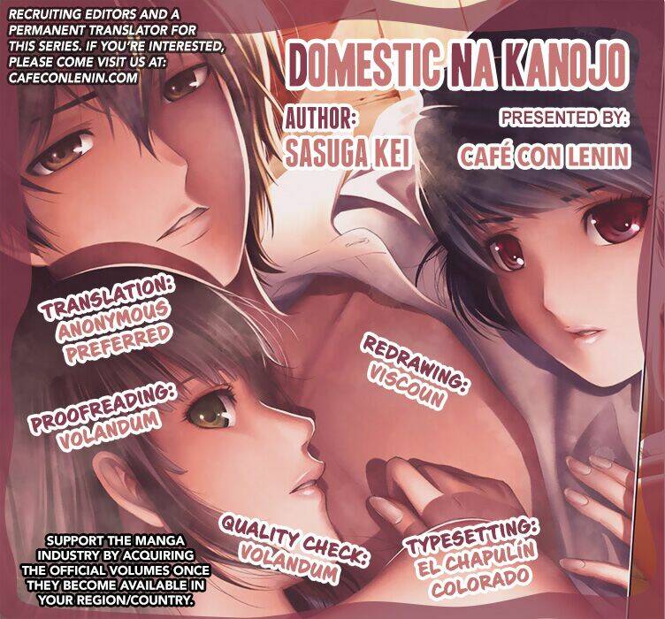 Domestic Na Kanojo Chapter 6 - Trang 1