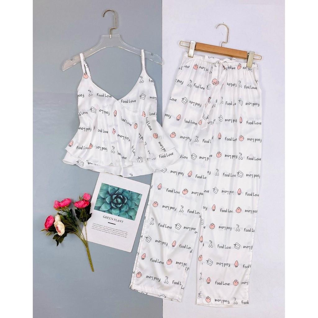 – Đồ mặc nhà Pijama - Lụa Latin may tỉ mỉ