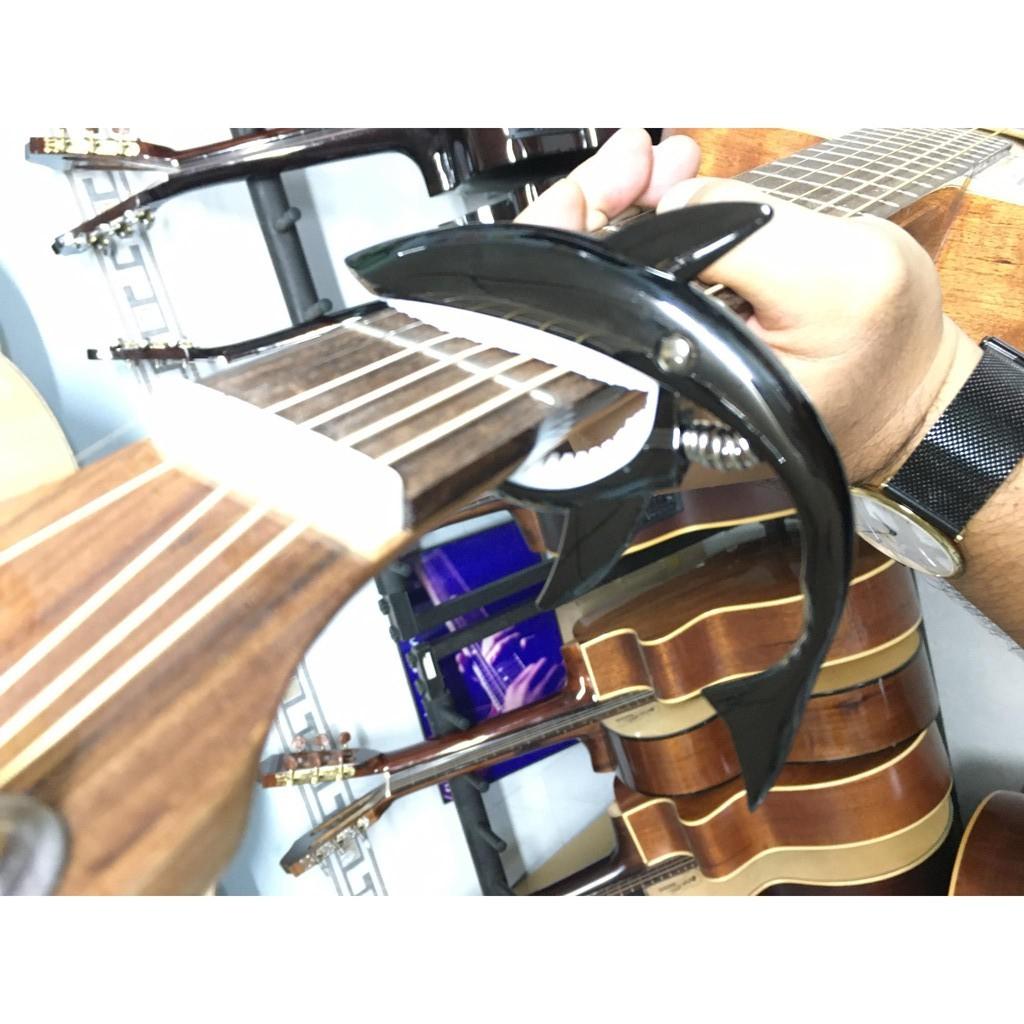 Capo đàn guitar Cá Mập - Guitar Shark capo đủ màu Gold, Bạc, Titan, Đen, Hồng