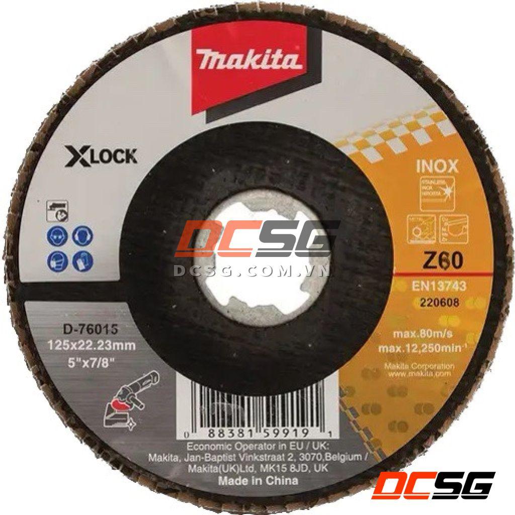 Đĩa nhám xếp 125mm X-lock Makita | DCSG
