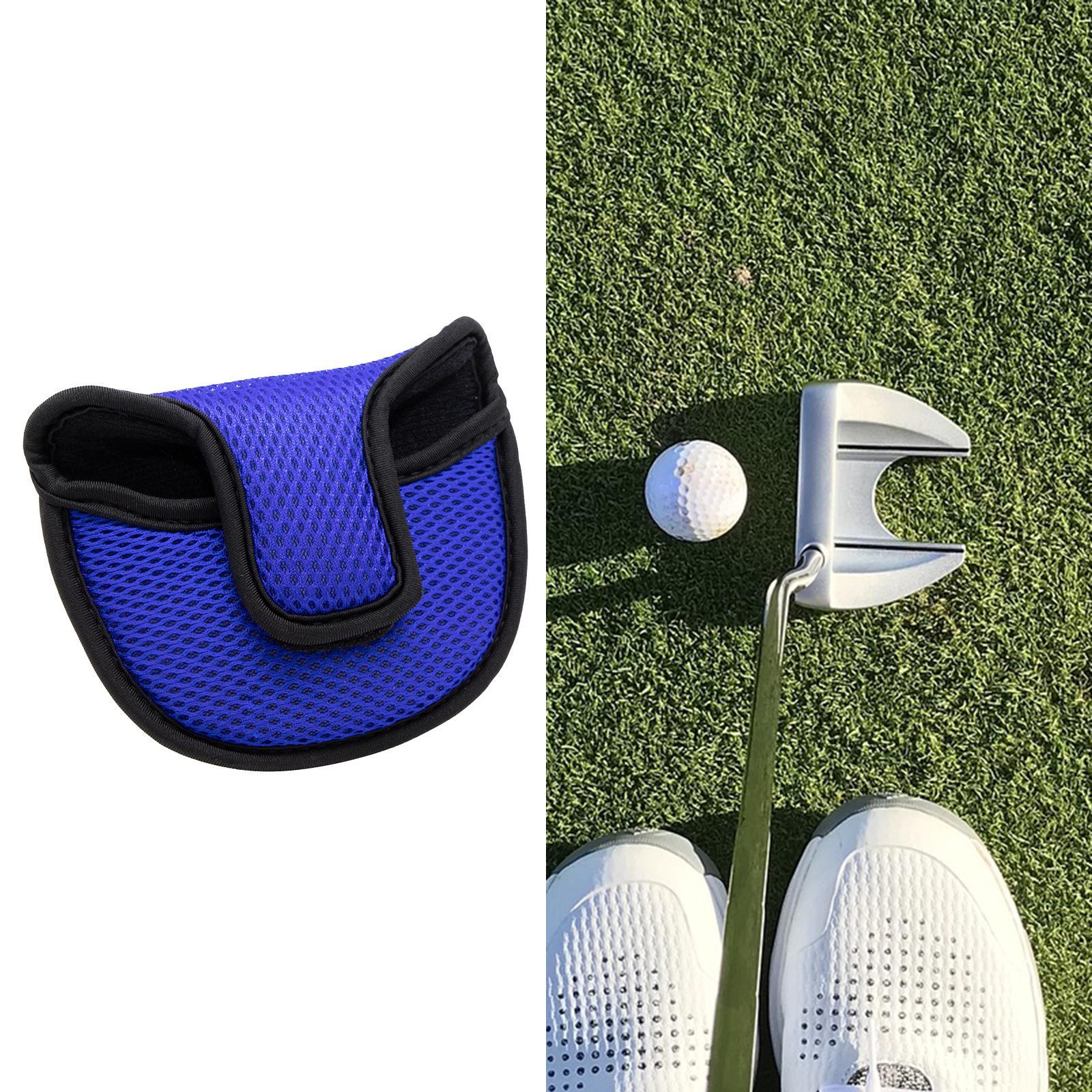 Set of 3 Lightweight Golf Putter Mallet Head Cover Protect Clubs Headcover
