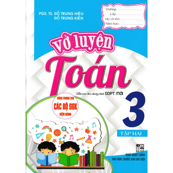 Sách - Combo Vở Luyện Toán Lớp 3 (Dùng Chung Cho Các Bộ SGK Hiện Hành, Bộ 2 Cuốn - BC)