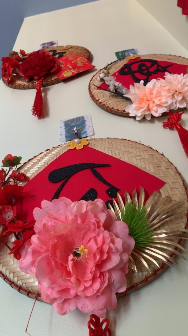 Vòng hoa, mẹt hoa, quạt hoa treo – Nhiều mẫu mã – Đường kính từ 30 đến 40 cm – Cây giả, hoa lụa decor trang trí Tết – Vòng treo phong thuỷ, hút tài lộc