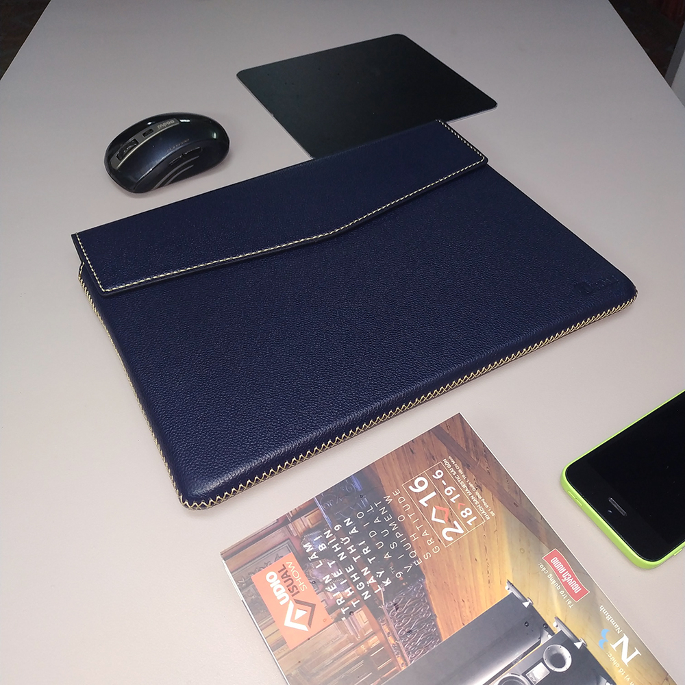 Bao da thật Toni bảo vệ Macbook, Laptop 12 inch
