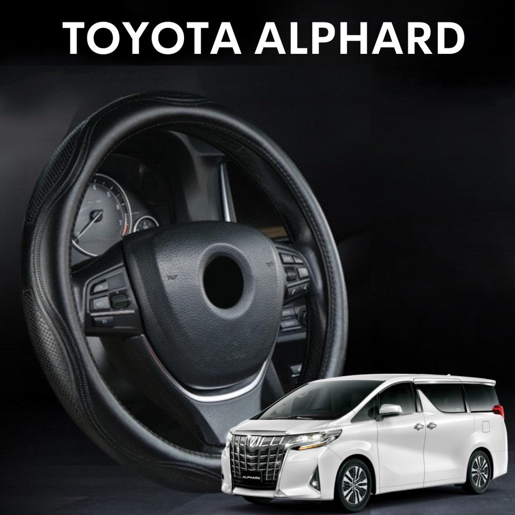 Bọc vô lăng ô tô TOYOTA ALPHARD cao cấp | Da thật khâu tay - Mã Persha