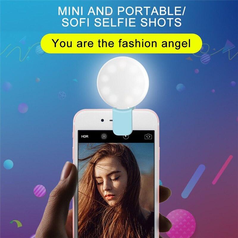 Vòng Đèn Led Hỗ Trợ Chụp Ảnh Selfie Cho Iphone X Huawei P20 Lite