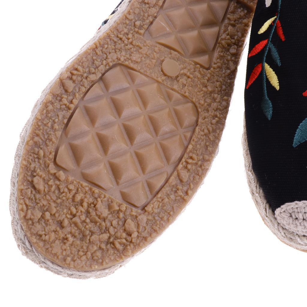 Lady Womens Flat Espadrilles Mule Slipper Shoes Espadrille Slide Slippers Causal Slipper