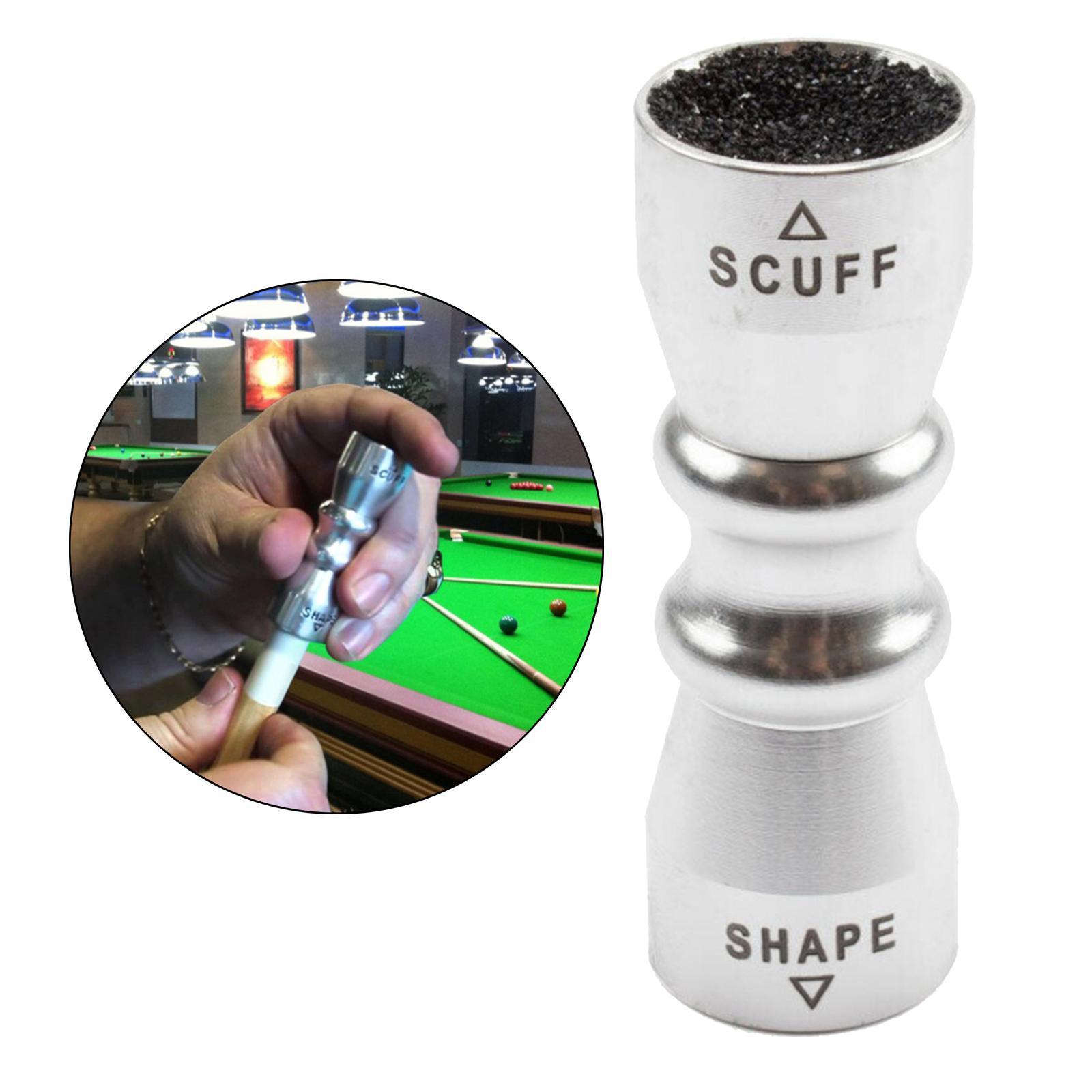 5xAluminum Alloy Billiards Bowtie 3 in 1 Pool Cue Tip Tools Silver