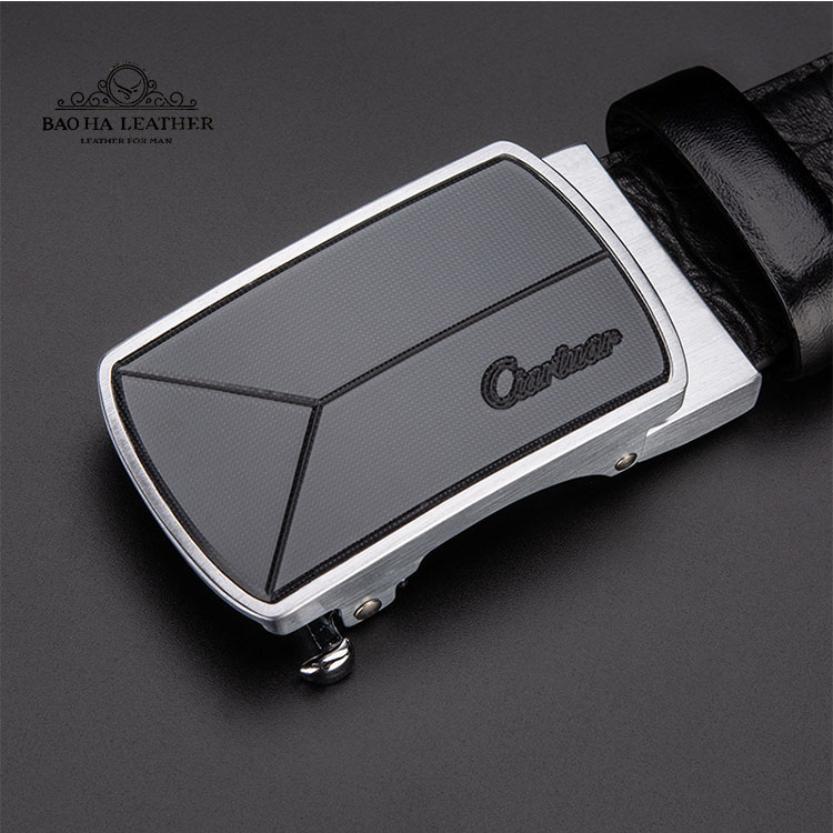Thắt Lưng Nam Ciartuar BH280 Dây Lưng Nam Da Bò Dập Nổi Vân Da Cá Sấu Sang Trọng Khóa Tự Động Hợp Kim Cao Cấp