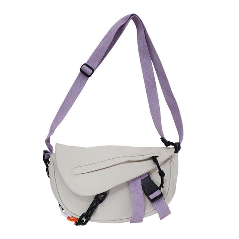 Thiết Kế Thời Trang Nữ Túi Đeo Vai Nhỏ Nylon Mềm Đeo Chéo Túi Đa Chức Năng Đơn Giản Đơn Cầm Tay Đeo Vai Cho Nữ XA715M