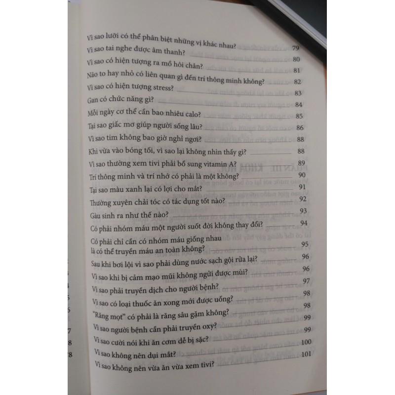 10 Vạn Câu Hỏi Vì Sao Trẻ Hay Hỏi Nhất - Phần Thực Vật; Cơ Thể Người; Khoa Học