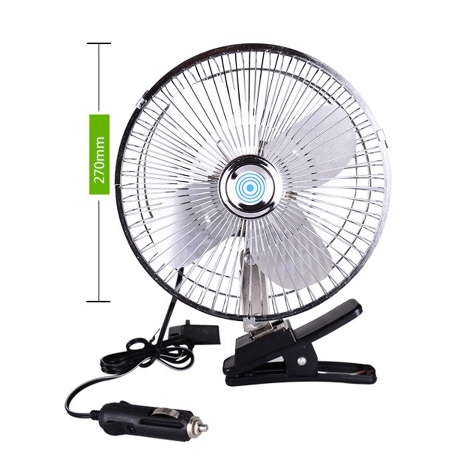 Car   Fan with  Adjustable Low Noise Strong  Desk Fan Summer Cooling Fan for Car Truck Vehicle