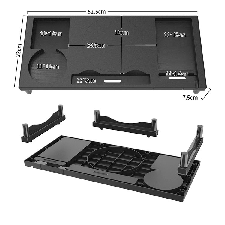 Giá Đỡ Điều Chỉnh Tầm Nhìn Laptop 4 Cổng USB KM01