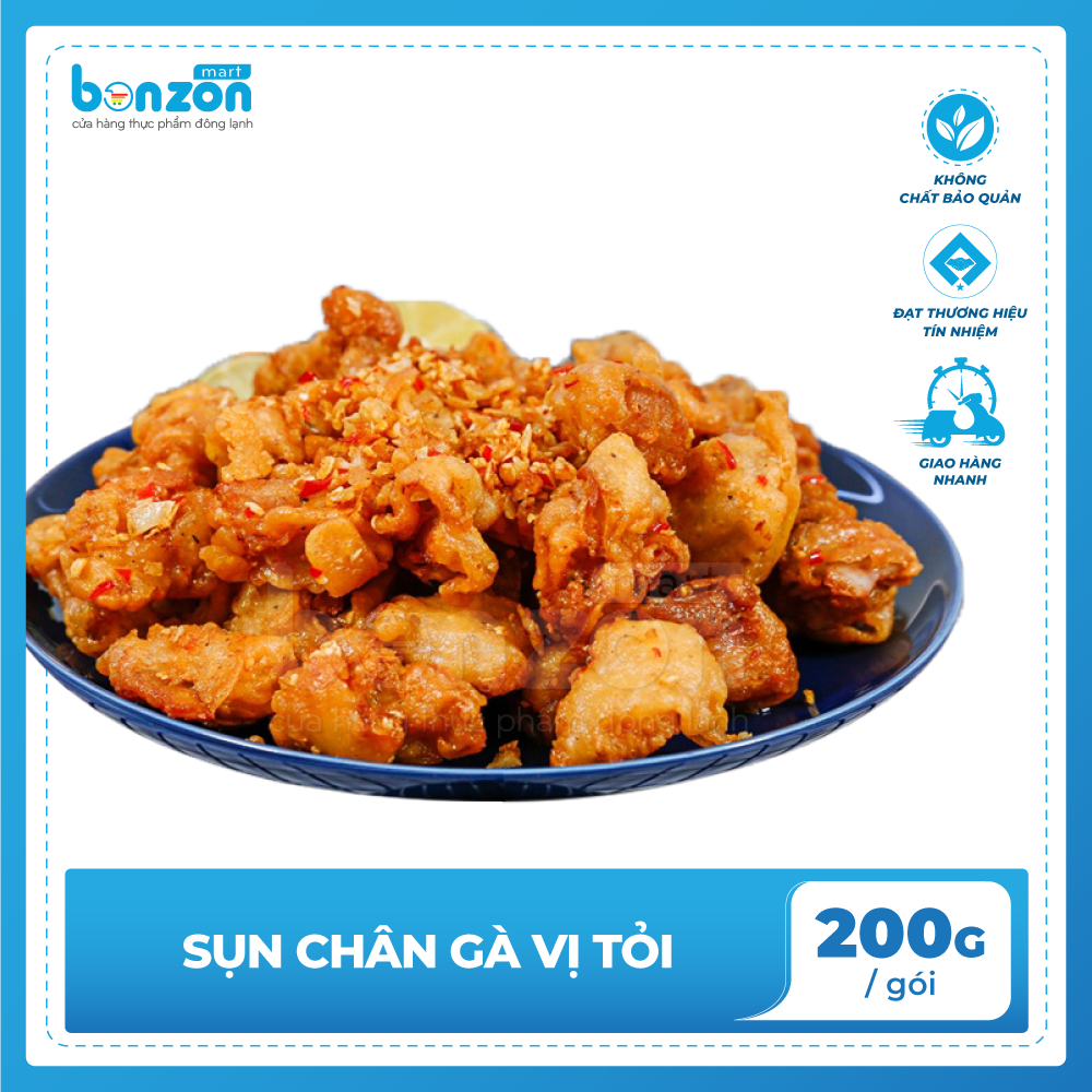 Sụn chân gà vị tỏi 200gr