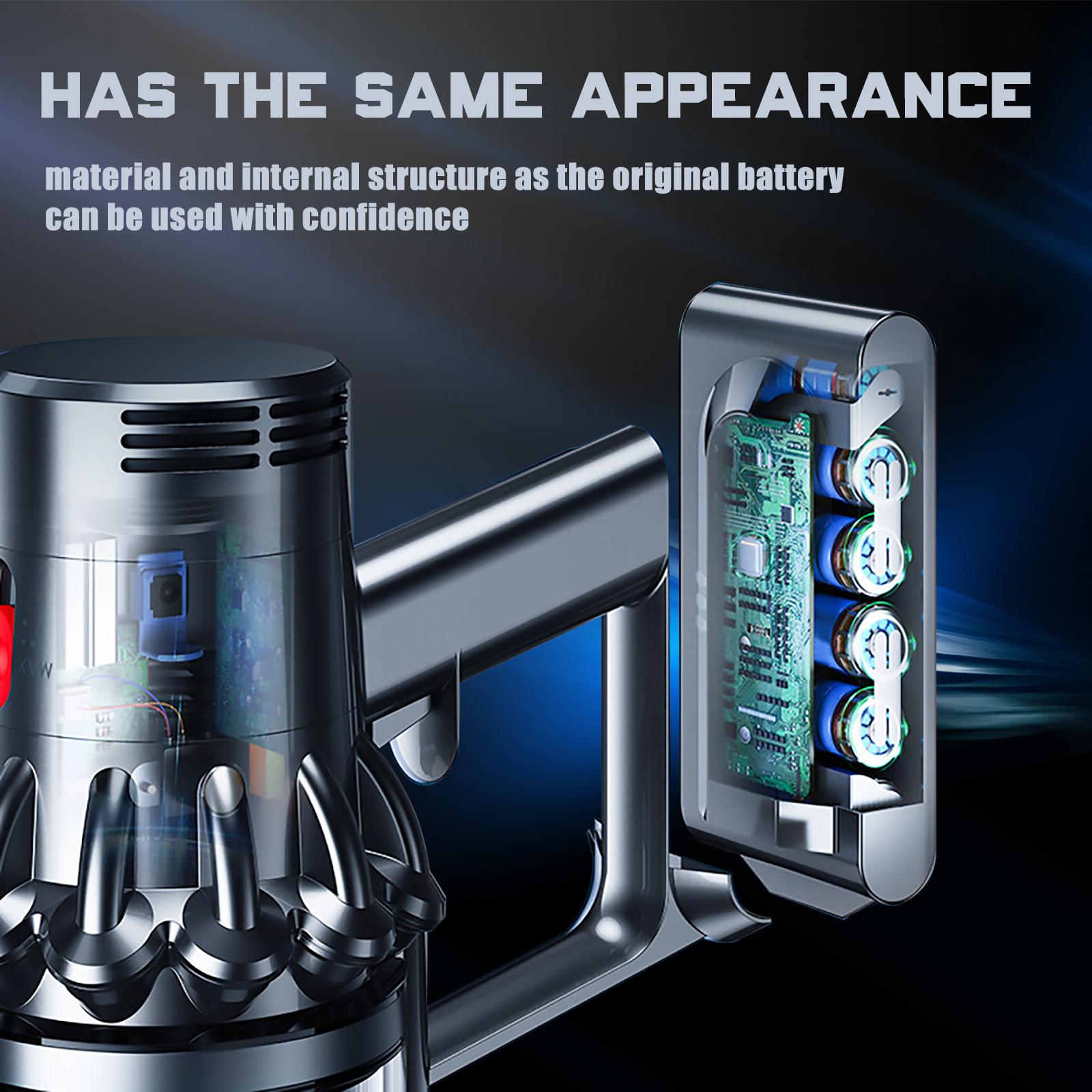 6000mAh cho Dyson V6 V7 V8 V10 Sạc Bateria SV10 SV11 SV12 SV09 Máy Hút Bụi Pin DC58 Pin dành cho Pin Sony Cel Color: V6 6.0Ah