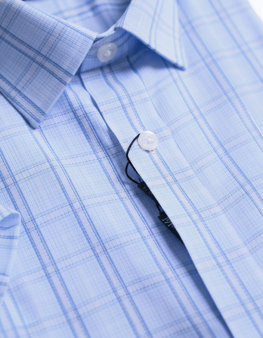 Áo sơ mi nam Khatoco tay ngắn lai ngang (S-2Xl)