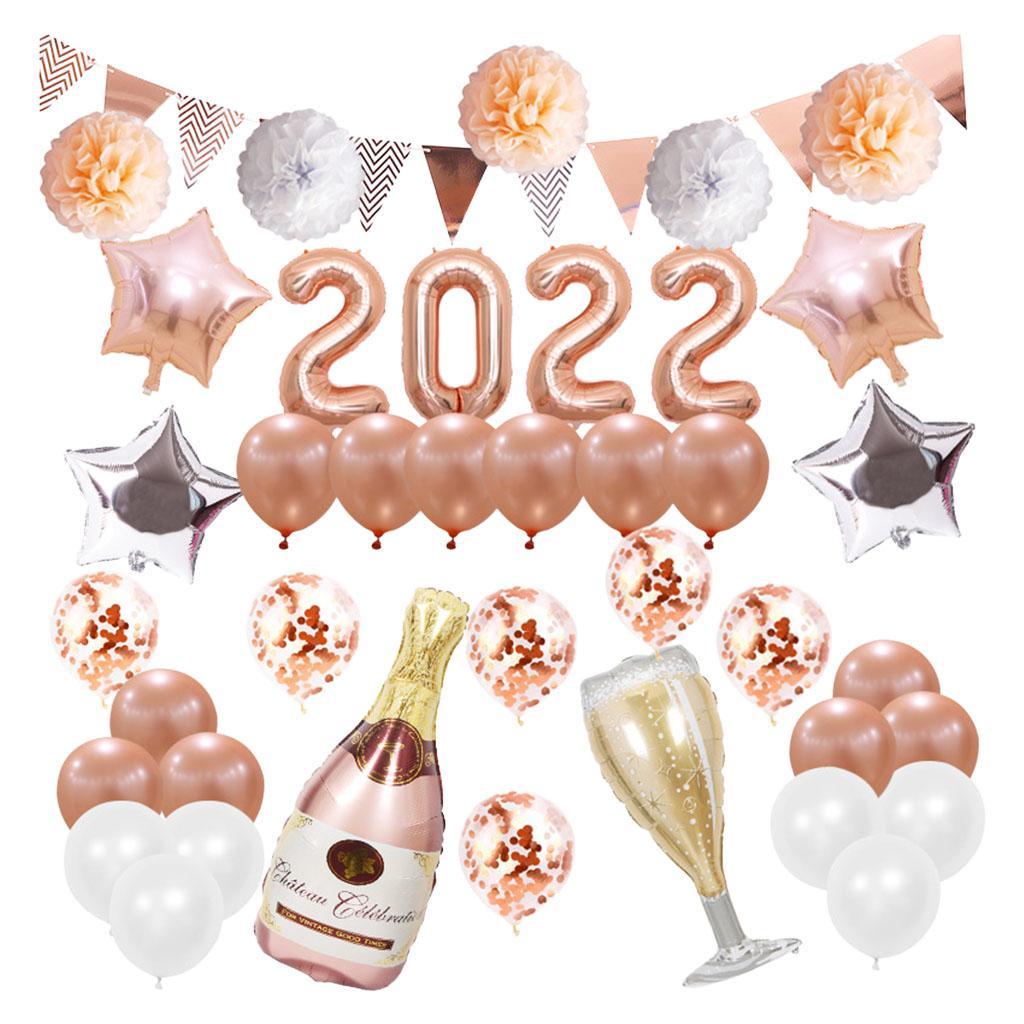 2 Set Merry Christmas Balloon Banner Kit Indoor Decoration