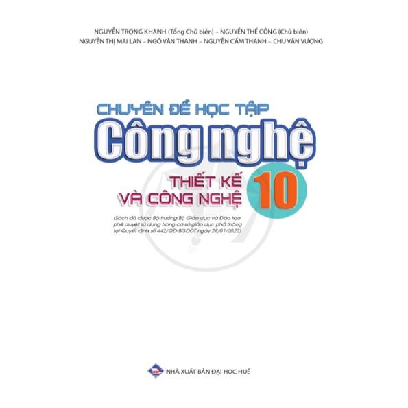 Chuyên Đề Thiết Kế và Công Nghệ lớp 10 - Cánh Diều