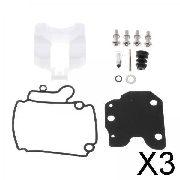 3xBoat Engine Carburetor Repair Kit for Yamaha 4-stroke 30-40 HP F40 2001-2005