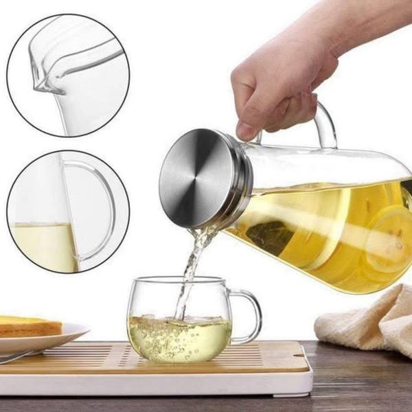 BÌNH THUỶ TINH CAO CẤP SUSTEAS , CHỊU NHIỆT 2 lit hàng chính hãng