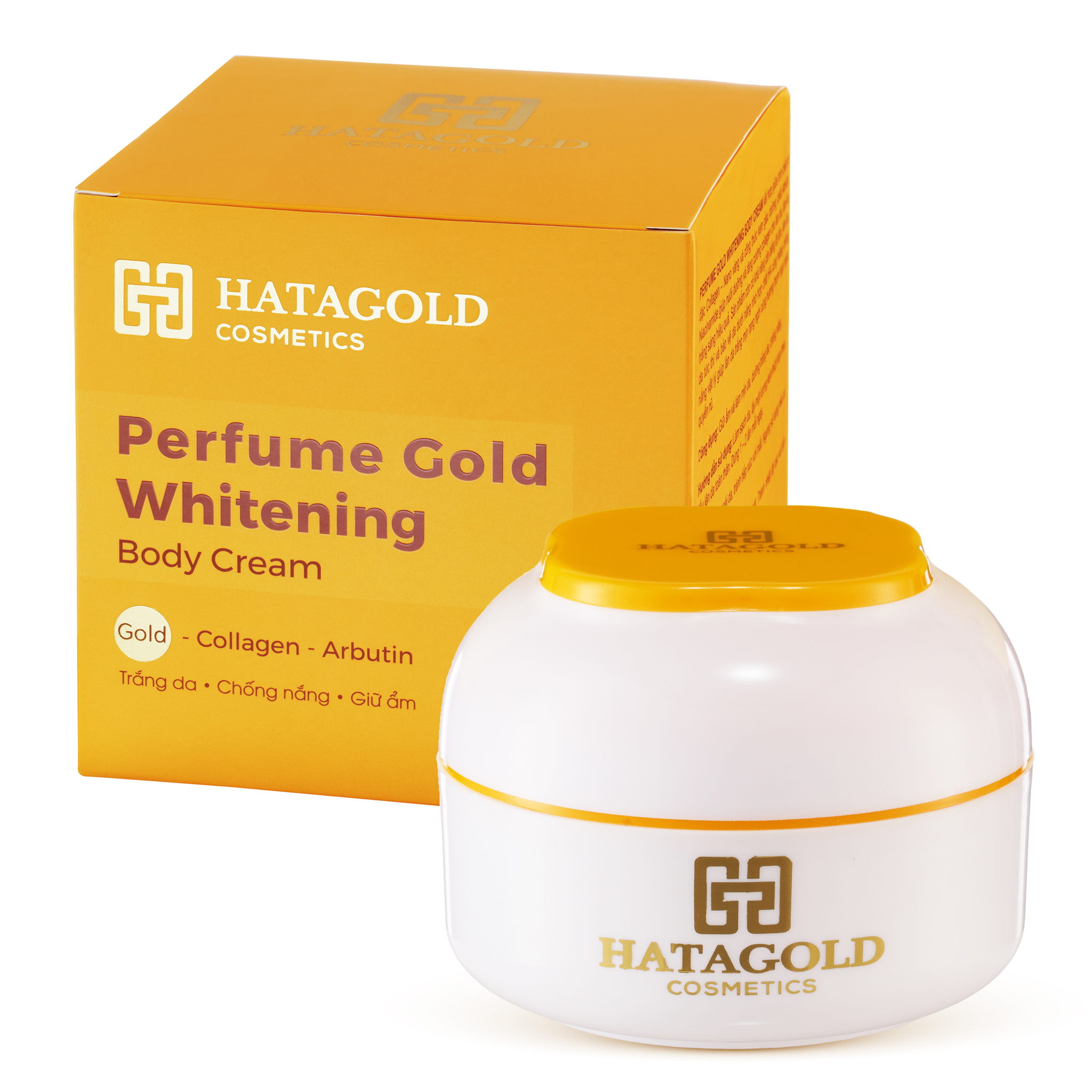 HATAGOLD | Kem Dưỡng Body Bật Tông Sau 7 Ngày - Perfume Gold Whitening Body Cream - KL:250g