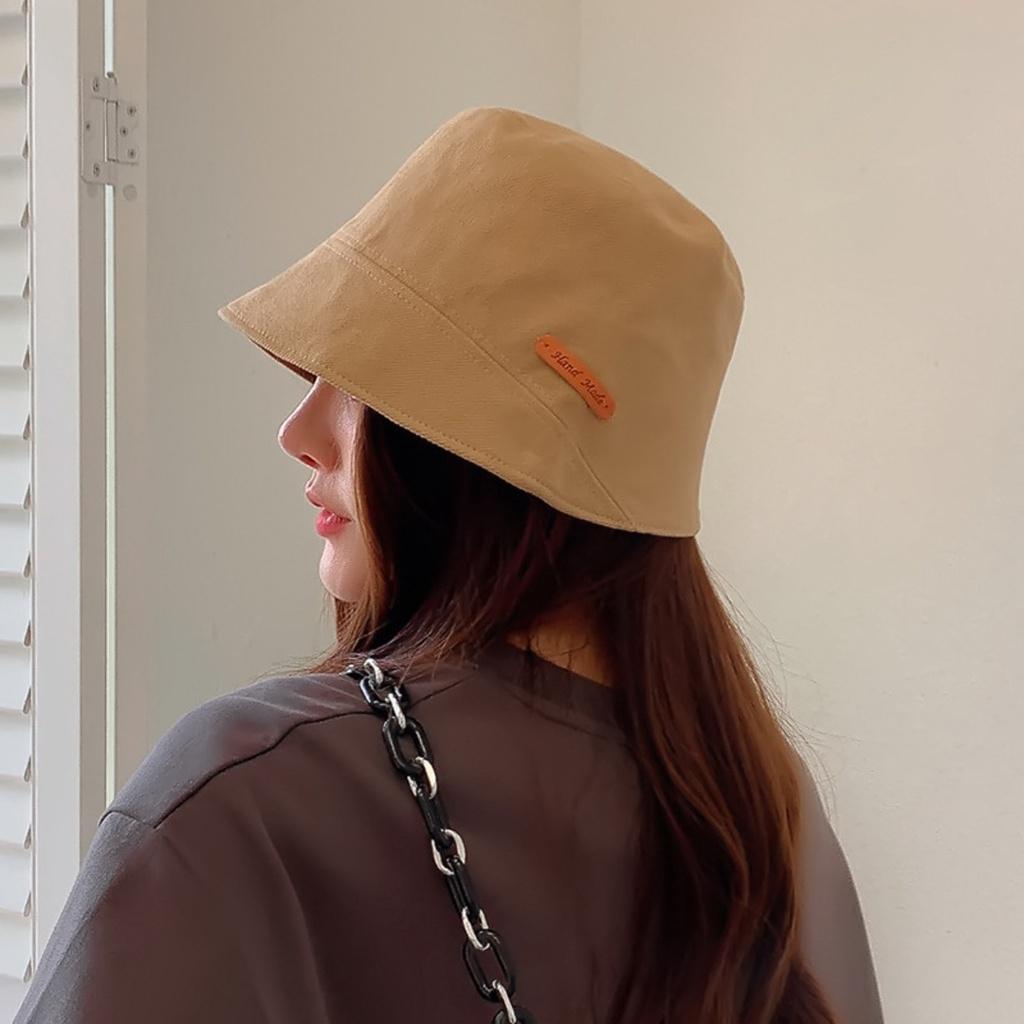 Nón bucket nữ Handmade YOLA SHOP, Mũ vải nữ vành nhỏ Hàn Quốc chống nắng MUBU.001 (QUA TẶNG CỘT TÓC)