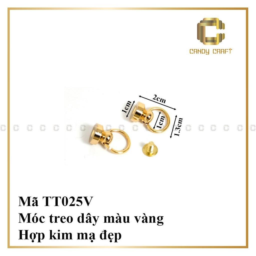 Móc treo cài túi - 1cặp đồng thau 1.1cm