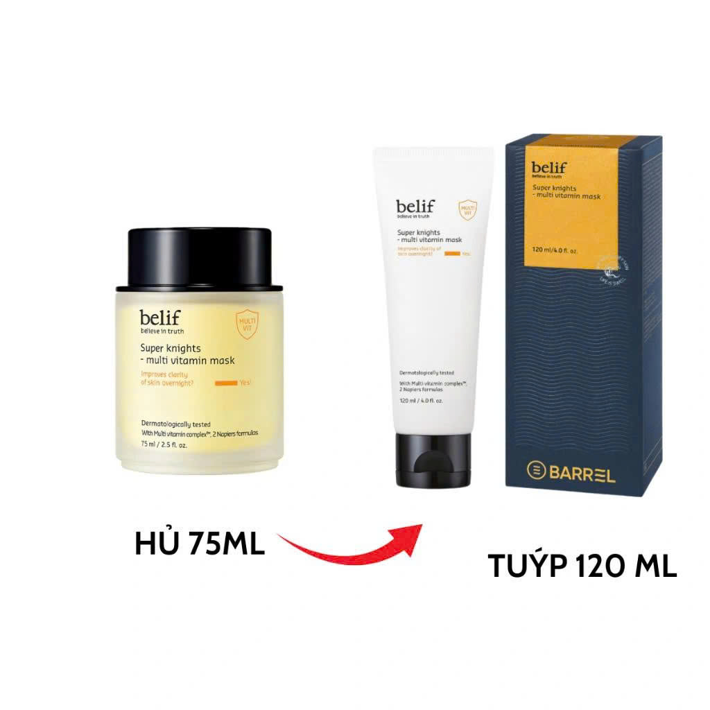 Mặt Nạ Ngủ Dưỡng Ẩm Phục Hồi Da Chuyên Sâu Belif Multi Vitamin Mask 120ml