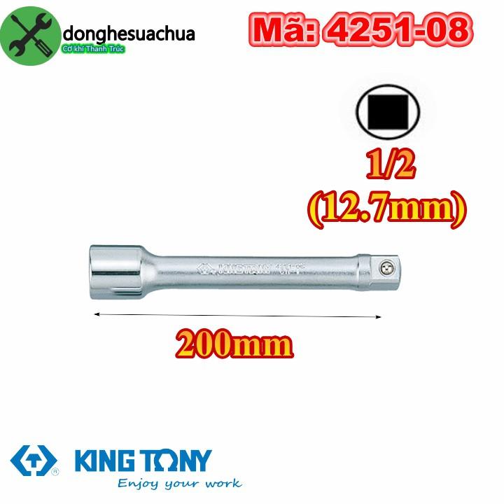 Đầu nối dài 1/2 Kingtony 4251-08 dài 200mm đầu vuông 12.7mm