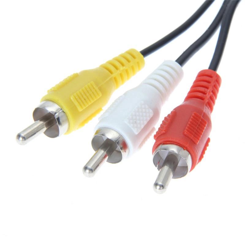 Dây cáp 1.8M 6FT AV TV RCA video cho N64 / 64 Game