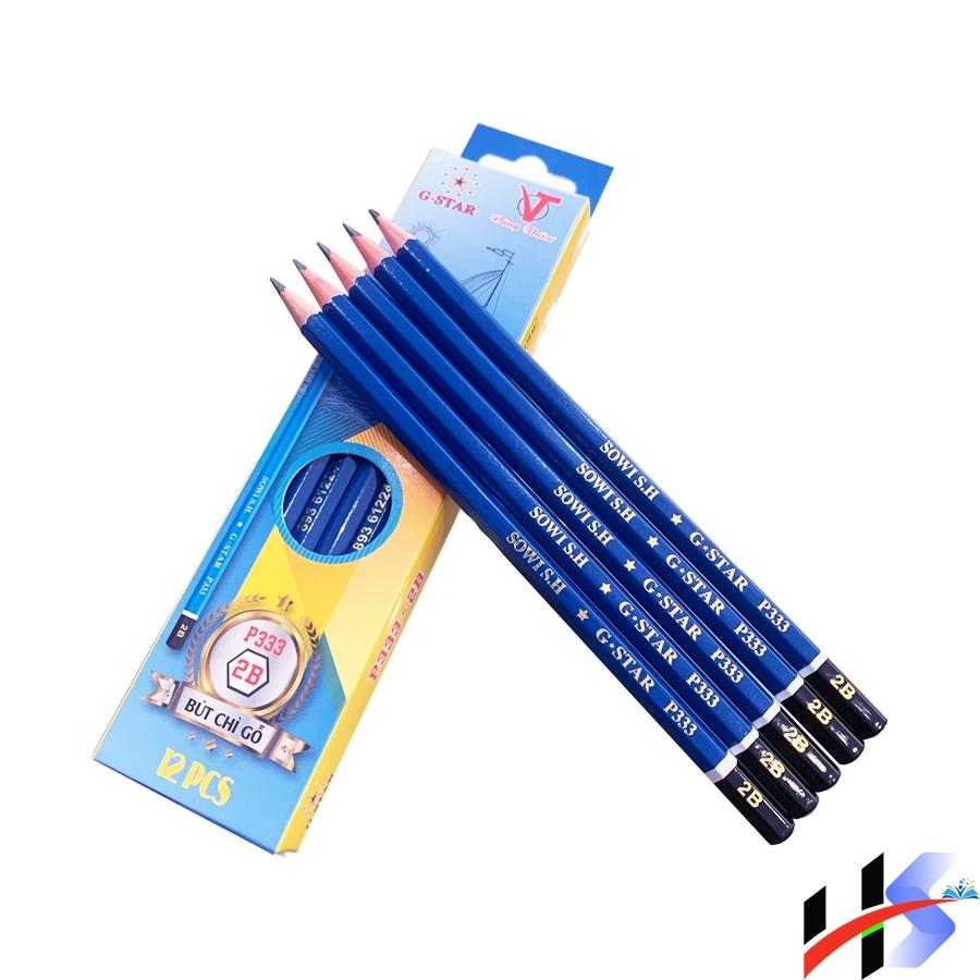 Hộp 12 Cây Bút Chì Gỗ Gstar P333 2B