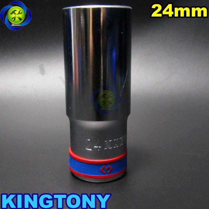 Tuýp trắng dài 24mm Kingtony 423524M 1/2 loại 6 cạnh