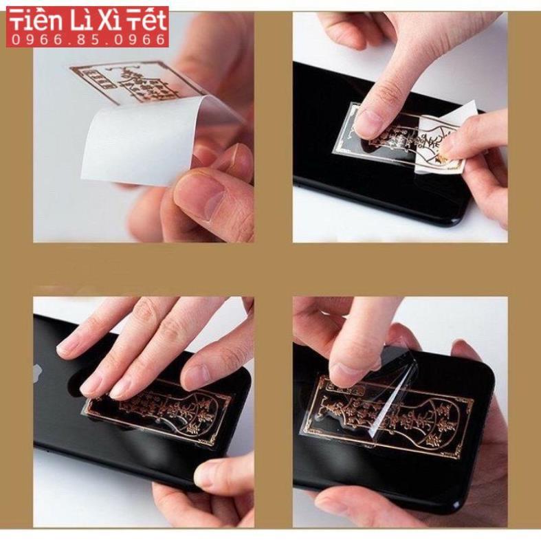 Miếng dán Trừ Tà Bình An Đẹp Lung Linh, phù Hợp Cho tất Cả các dòng điện thoại