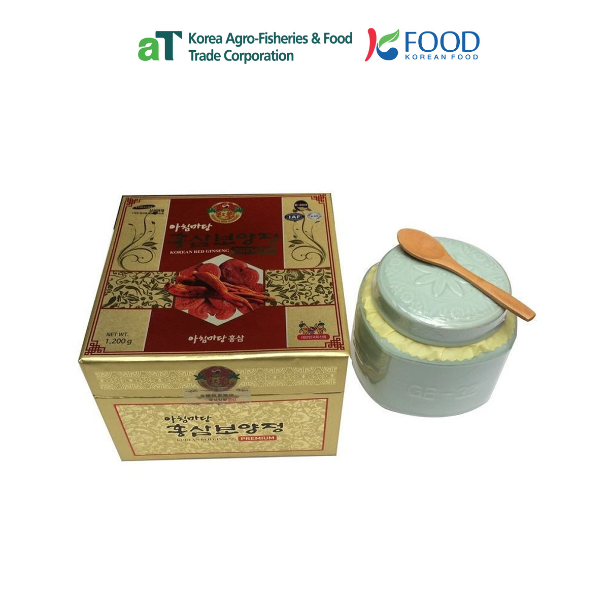 Cao hồng sâm linh chi Achimmadang hàn quốc thượng hạng hũ 1kg