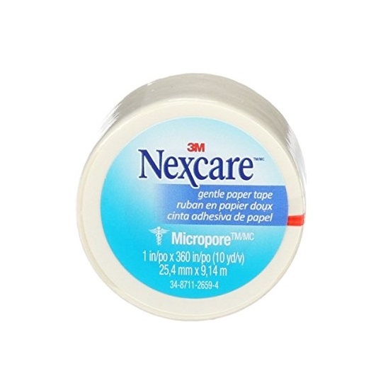 Băng keo y tế cuộn giấy Nexcare 530-P1, kích thước 2.5mm x 9.1m, sản xuất tại Mỹ (giá 1 cuộn)