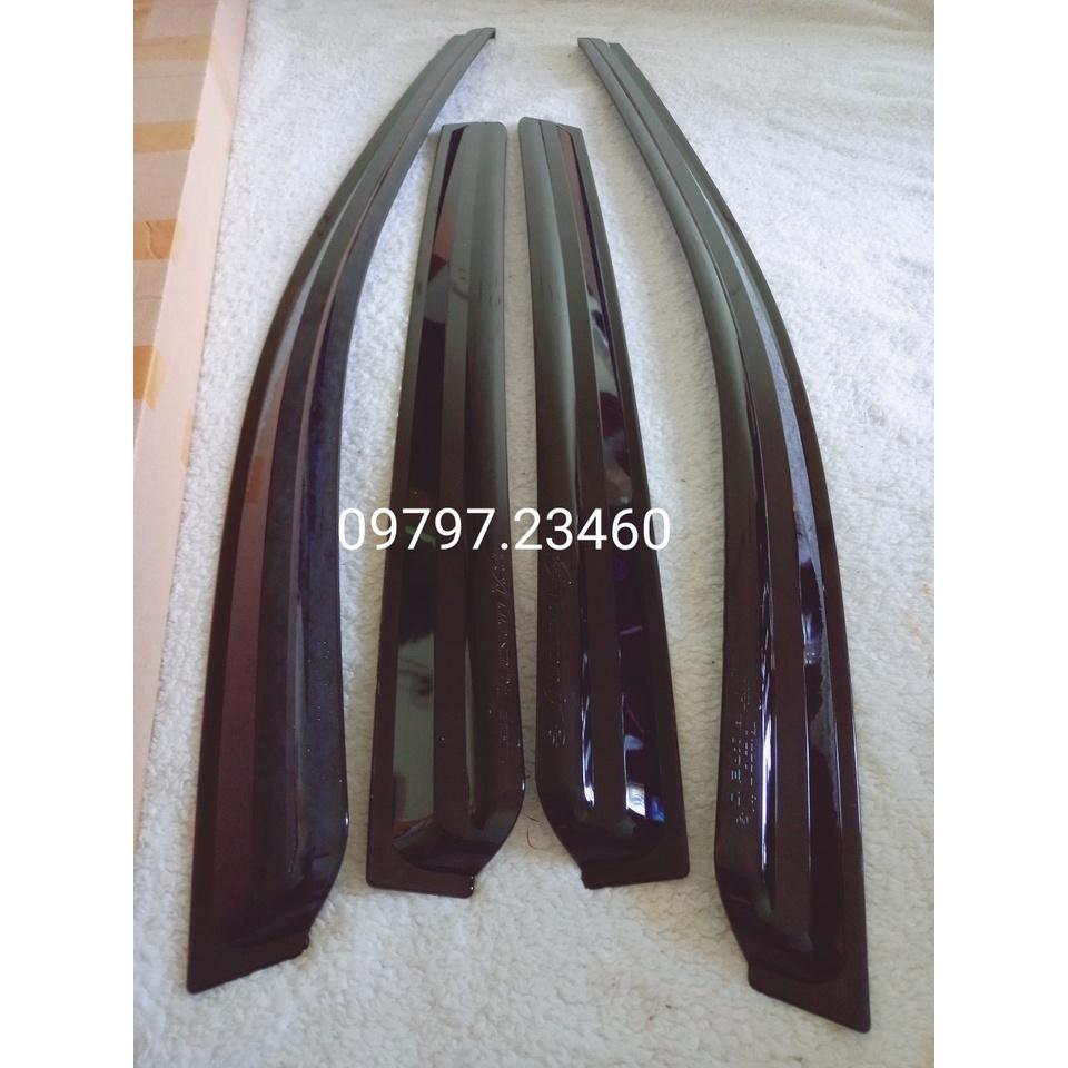 Bộ vè che mưa đen xe Hyundai Tucson 2009-2015/ Ix 35 hàng Hàn Quốc chất liệu dày, có vi deo rivew sản phẩm