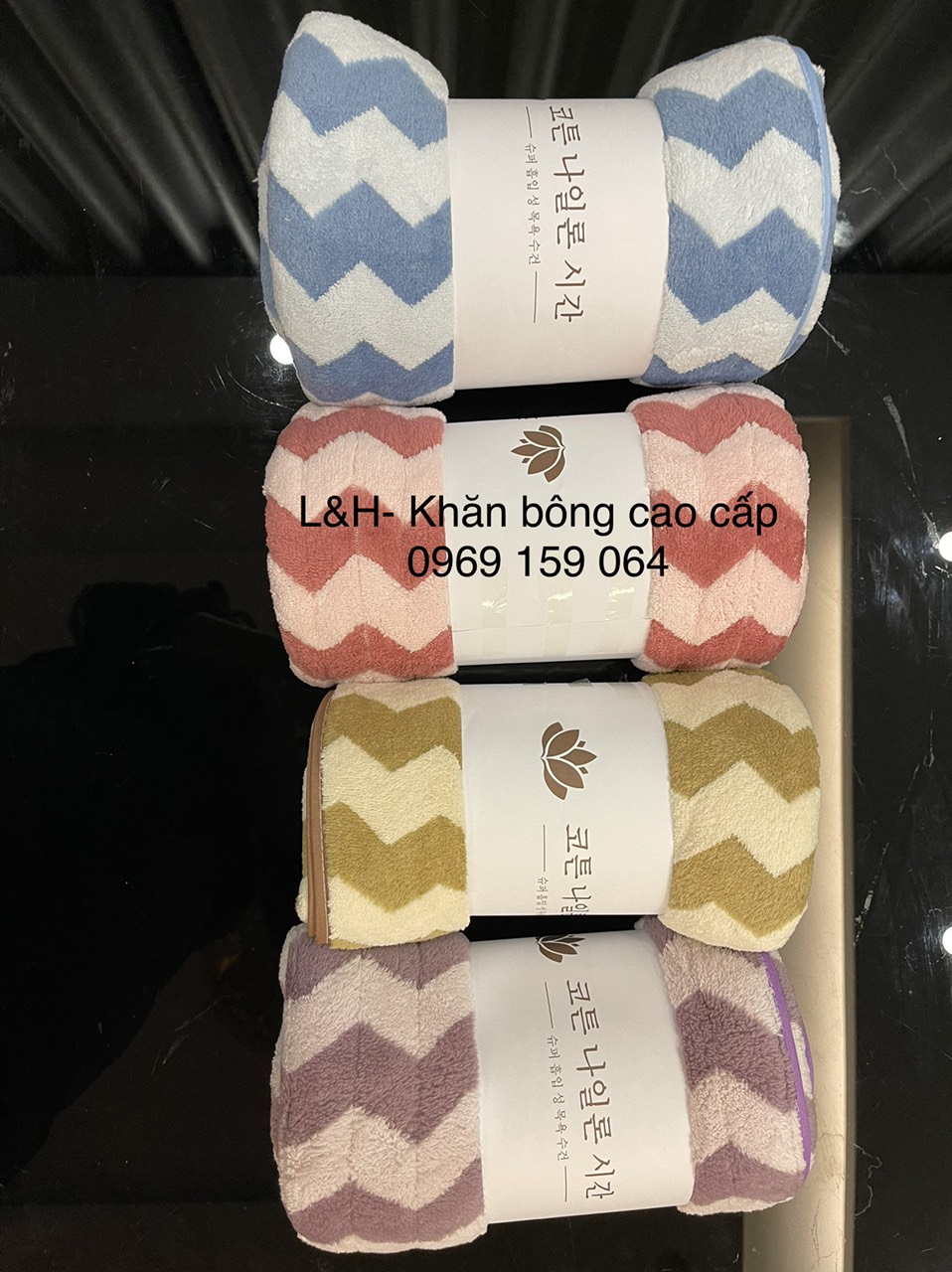 Khăn tắm 50x100cm lông cừu, sóng to