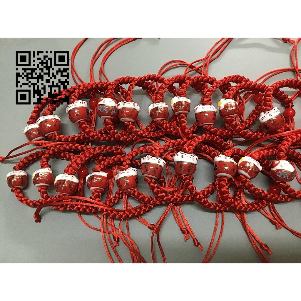 Vòng đỏ mèo may mắn chiêu tài - đón lộc