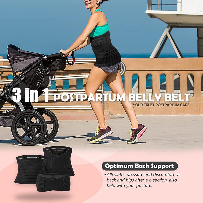 Bụng Bụng Xương Chậu Dây Đeo Sau Sinh Dây Băng Tập Toàn Thân Mang Thai Phục Hồi Định Giảm Béo Đai Nịt Bụng Dây Đeo