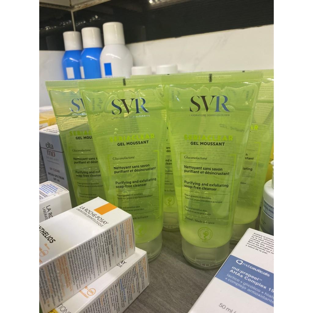 Sữa Rửa Mặt SVR Gel Moussant cho da dầu mụn 200ml